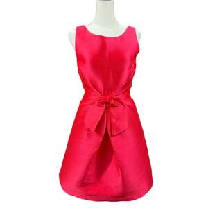 Kate Spade Pink Front Bow Cocktail Dress Sz 2
